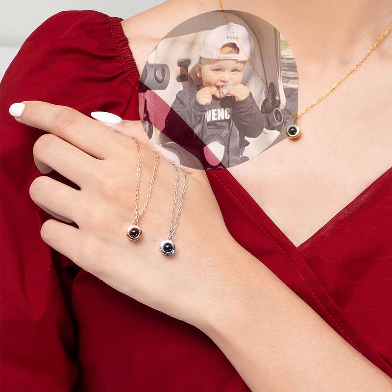 Collana personalizzata con foto - Un ricordo eterno