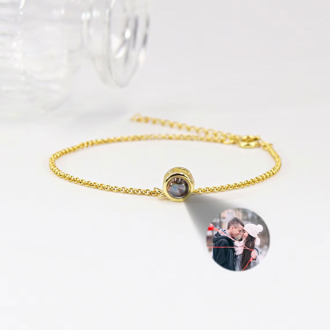 Pulsera ajustable con foto